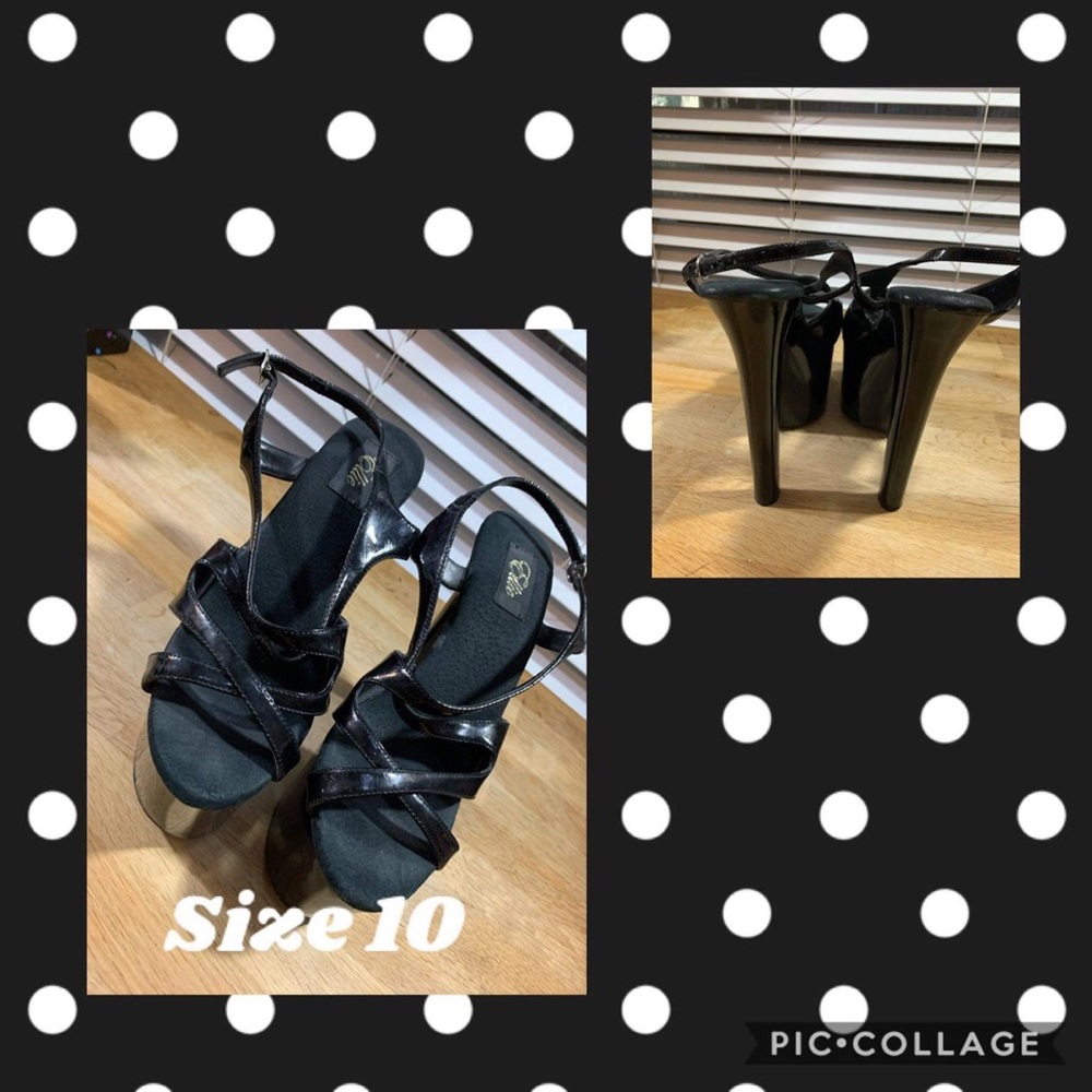Size 10 Black Heels